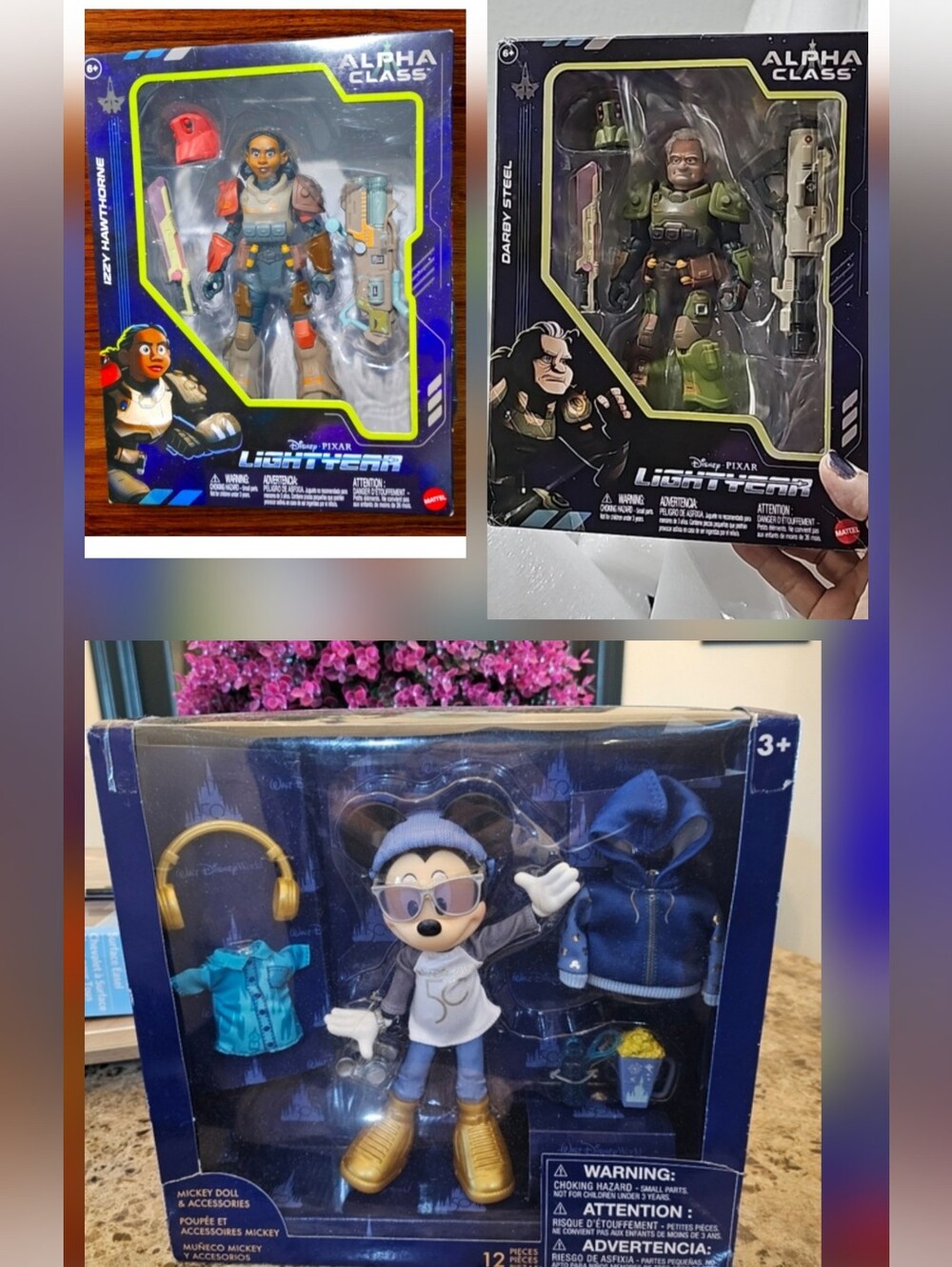 Disney Lot 3 New in Box Toys Value $90 50% Off!
